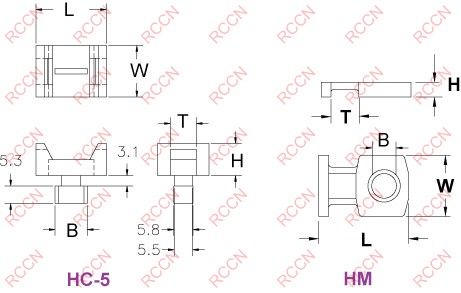 日成HC型鎖式扎線固定座