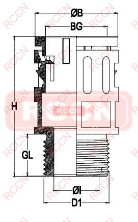 日成BGQ1型防水軟管接頭