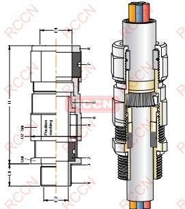 日成EXL隔爆鎧裝金屬電纜接頭