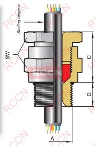 日成EXS隔爆金屬電纜接頭