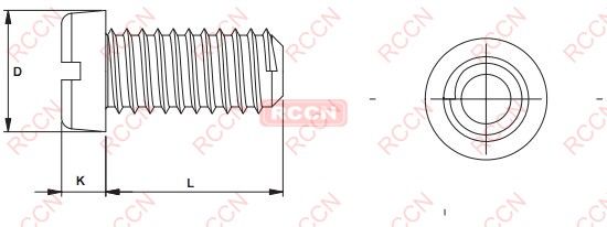日成PC板尼龍螺絲-NSCH型