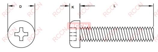 日成PC板尼龍螺絲-NCRS型