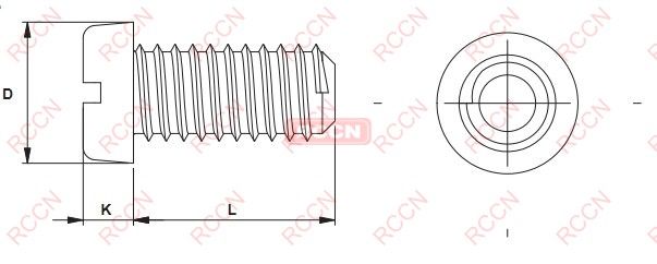 日成PC板尼龍螺絲-NSPH型
